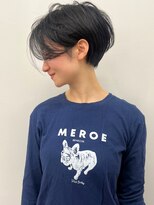 ラウンジ モリオ イケブクロ(Lounge MORIO Ikebukuro)&nbsp;【morio】黒髪前下がりショートヘア♪