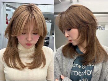 ハスキー(HUSKY)の写真/頻繁にカラーチェンジしたい方にお勧め!最旬カラーはお任せ◎[ブリーチ/ダブルカラー/ハイトーン/髪質改善]