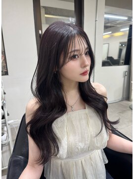クレム 博多駅店(ChLem) 顔まわりレイヤー 艶カラー 暗髪 韓国風 髪質改善 福岡美容室