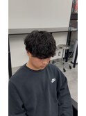 MEN’S HAIR/波巻ツイストスパイラル/フェザーパーマ/心斎橋S