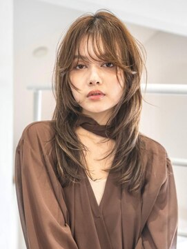 コードライン 立花店(CODE.LINE) 《CODE.LINE》セミロングトレンドハッシュレイヤー