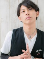 モッズヘアメン 名護大東店(mod's hair men)&nbsp;センターパート社会人ツーブロック爽やか黒髪マッシュｌ名護大東