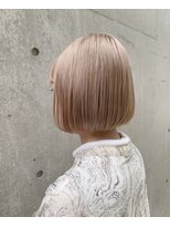 ウィル 西宮店(WiLL)&nbsp;「西宮ハイトーン」ミルクティーカラーボブ
