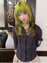 ダスティ穂高店&nbsp;デザインカラー＿ブリーチカラー＿レイヤーカット