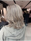 白髪ぼかしハイライト 50代
