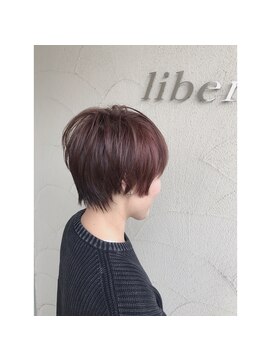 リベラル(liberal) 箕面大人ショート女子　hair江嶋[サマーカット/ゆるふわカール]