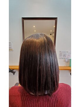 エイチビーエス 徳島(HBS) 【髪質改善専門店◆Nubia】縮毛矯正-施術後-