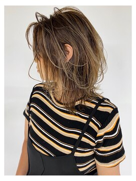 スティードトーキョー(Steed Tokyo) highlight gradation"milk tea grege"【Steed/立川】