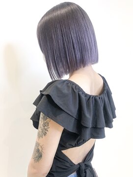 アマンドール(Aman D'or) 媚びない＊タッセルボブ×シルバーラベンダー