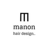 マノンヘアーデザイン(manon hair design..)のお店ロゴ