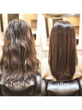 リアン(Lien) 『髪質改善』ストレートエステ（縮毛矯正）（リタッチ可）