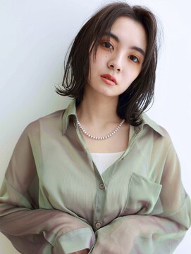 アンユージュアル(unusual) 20代30代40代大人かわいい抜け感カジュアルヘア◎暗髪