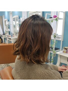 アラワラブルー(arrawarra blue) ルーズパーマスタイル/20代/30代/40代/50代/倉敷/南町