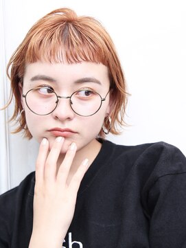 オーシャン(Ocean) [OCEAN Hair&Life藤原純] オン眉ニュアンスカラーショート☆