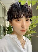 毛先クリッと愛されシルエット ショートパーマ 20代30代40代