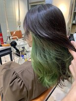 アジールヘア 池袋東口店(agir hair)&nbsp;インナーカラー×ビタミングリーン