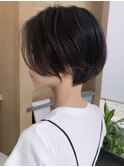 美髪にオトナかわいいホワイトグレージュネビージュショートボブ