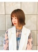 切りっぱなしボブ