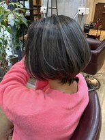 リィリ バイ ロダット 横浜(rili by LODAT) コントラストハイライト×ラベンダーグレージュ【rili横浜】
