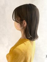 アイディール 心斎橋店(:ideal) 切りっぱなしワンレングスボブに、地毛風☆透明感カラー☆心斎橋