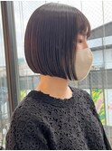 ミニボブ　韓国ボブ　髪質改善　ショートボブ