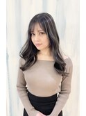 グレージュハイライト_ケアブリーチ_脱白髪染めハイライト_三宮