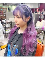 サロンドミルク 原宿(salon de MiLK)&nbsp;ピンクグラデーション、ヘアセット