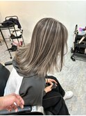 20代30代40代白髪ぼかしハイライト小顔ショートボブミニウルフ