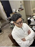 highlight×オールバックパーマ