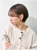 ショート美髪おくれ毛前髪カット韓国ヘア_79978