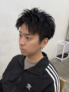 ファルベ(Farbe) ニュアンスパーマ/カルマパーマ/ベリーショート/ダークアッシュ