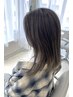 ケアブリーチ使用ハイライト＋カラー+バイカルテtr￥13000