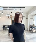 【lufun 森下】髪質改善ストレート×ぱつっとボブ　20代30代姫路