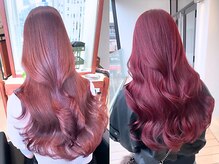 人気暖色系カラーで艶と透明感◎似合わせ提案もお任せくださいボルドー/チェリーレッド/ワインレッド