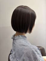 サロウィン 大宮Crest店(SALOWIN)&nbsp;◯曲がる　ナチュラルな縮毛矯正　ぷつっとボブ　グレージュ