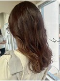 ロングヘア/暗めカラー/グランマッシュ/一宮/レイヤー