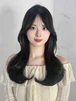 アルバム 新宿(ALBUM SHINJUKU) ロング顔周りレイヤーフェイスフレーミングおくれ毛_F20993