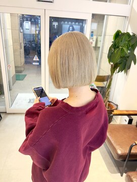 オーブ ヘアー プリモ 盛岡店(AUBE HAIR primo) ホワイトミルクティー