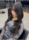 ダークグレージュ/エクステロング/韓国ヘア