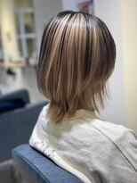 ヘアリゾート ルアーナ エルア(Hair Resort LUANA `elua)&nbsp;ホワイトベージュとアンブレラカラー☆中橋