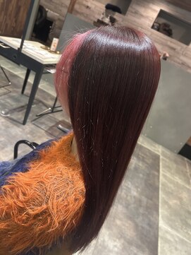 ステレオ ヘアデザイン 安城店(STEREO HAIR DESIGN) …フェイスフレーミングピンクカラー(12月)…