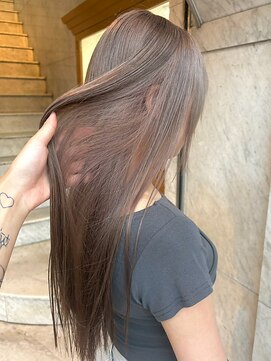 リアン(Lien) 透明感ラテミルクティー/ストレート/レイヤーカット