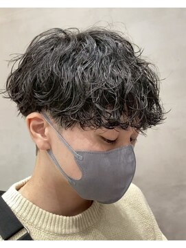 ベル 桑名(BHEL) 桑名メンズパーマ波巻きパーマプードルパーマッシュウルフ強め