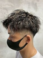 アポロ 横浜駅店(apollo)&nbsp;men's/スペインカール/スパイキーショート/ブルーブラック