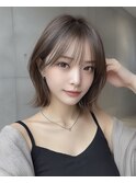 韓国風パーマ/ボブ/顔まわりレイヤー