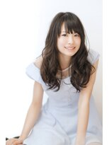 ヘアーメイクジェンテ(hair make gente)&nbsp;黒髪ロングのルーズウェーブ