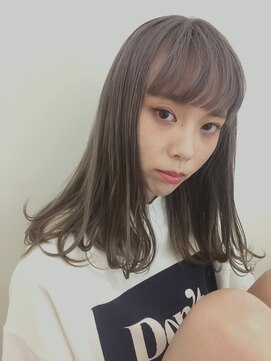 チクロヘアー(Ticro hair) ticro大石 ワンカールグレージュ