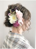 ボブ × ヘアアレンジ