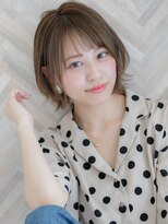 ローマ ギンザ(ROMA Ginza)&nbsp;『ROMA』ベージュイルミナカラーひし形シルエットくびれセミディ