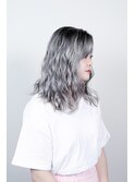 シルバーグラデーション♪